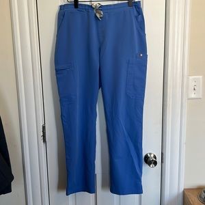 FIGS yola ceil blue scrub pants